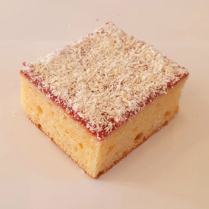 Jam and Coconut Sponge